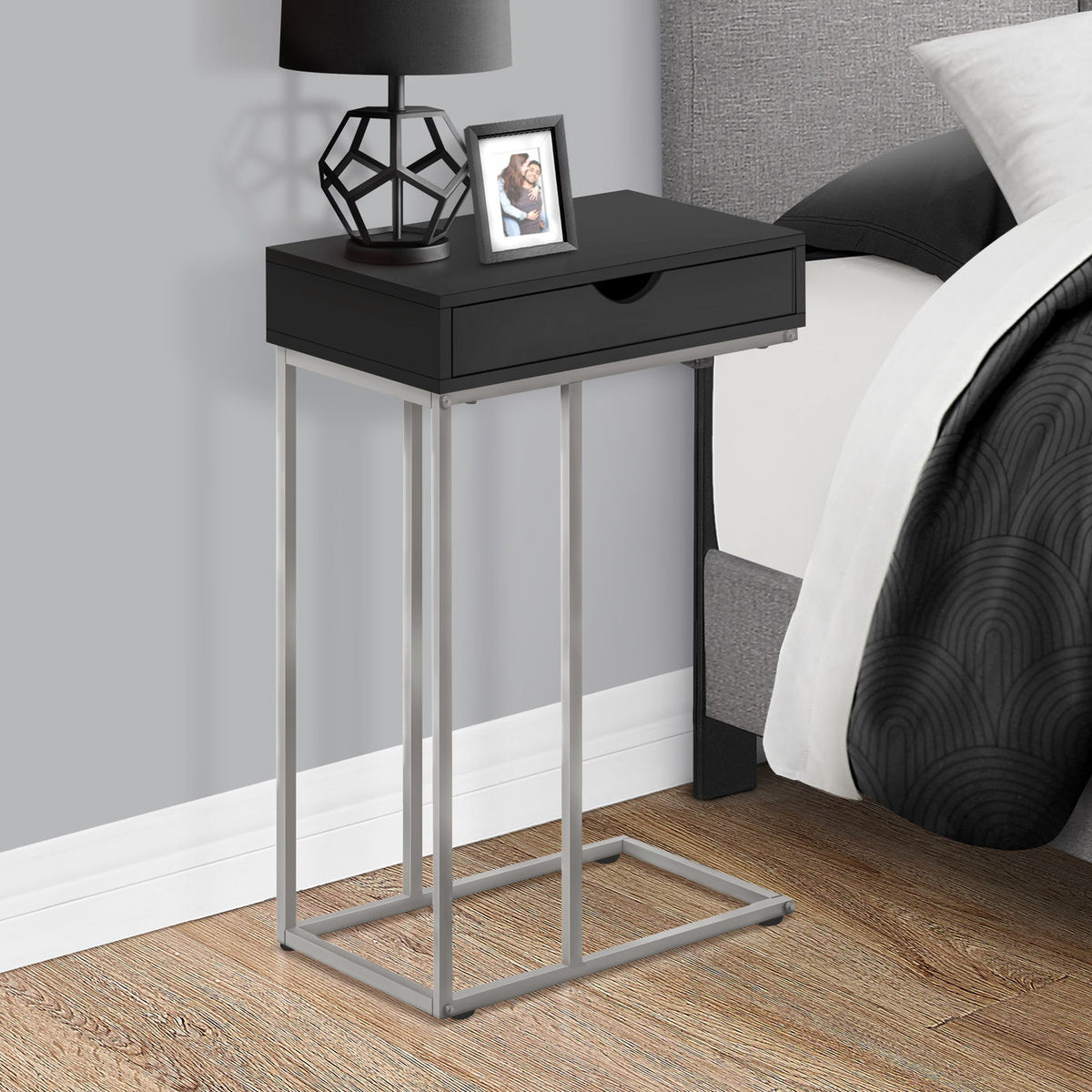 Accent Table, C - Shaped Contemporary & Modern Design
