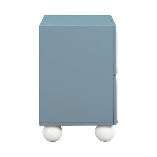 Tori - Motif Nightstand - Blue