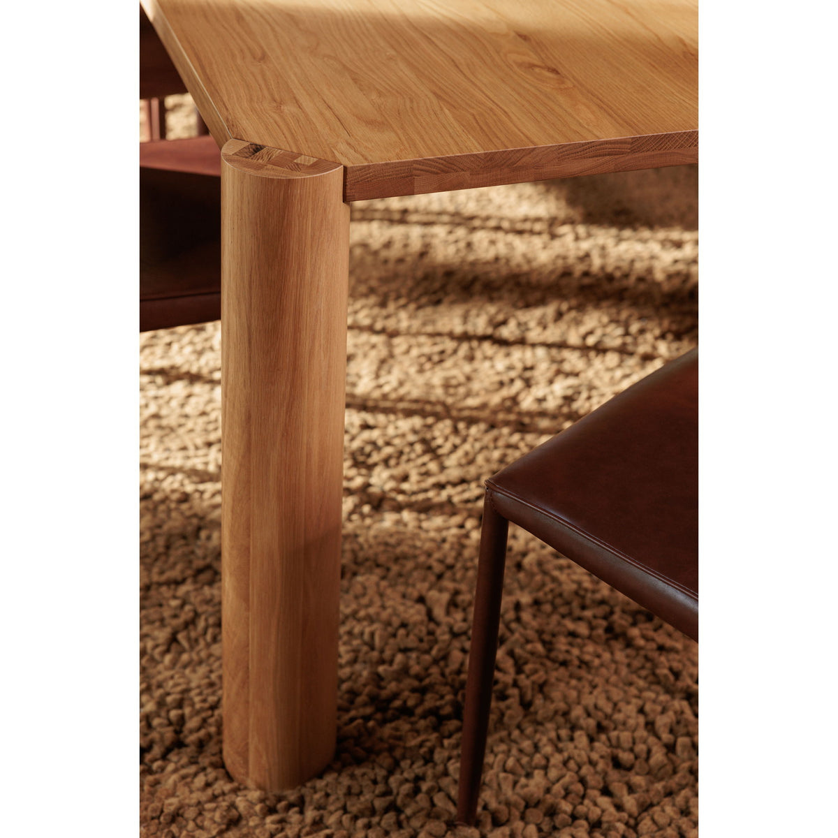 Post - Small Dining Table - Oak Natural