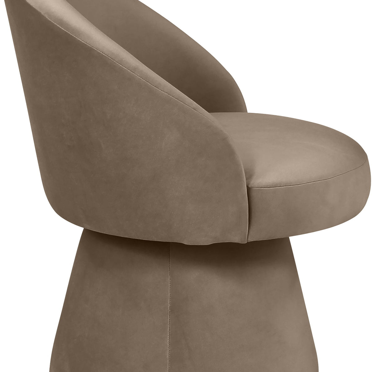 Selene - Upholstered Swivel Dining Chair