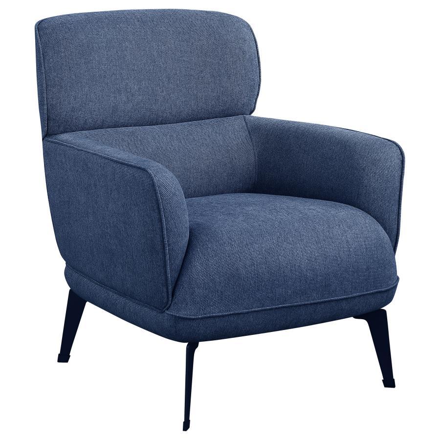 Andrea - Upholstered Crecent Arm Accent Chair