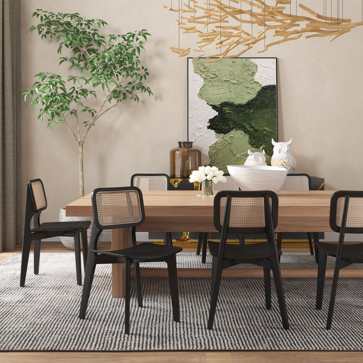 Manhattan Versailles - Wood Frame Dining Chair