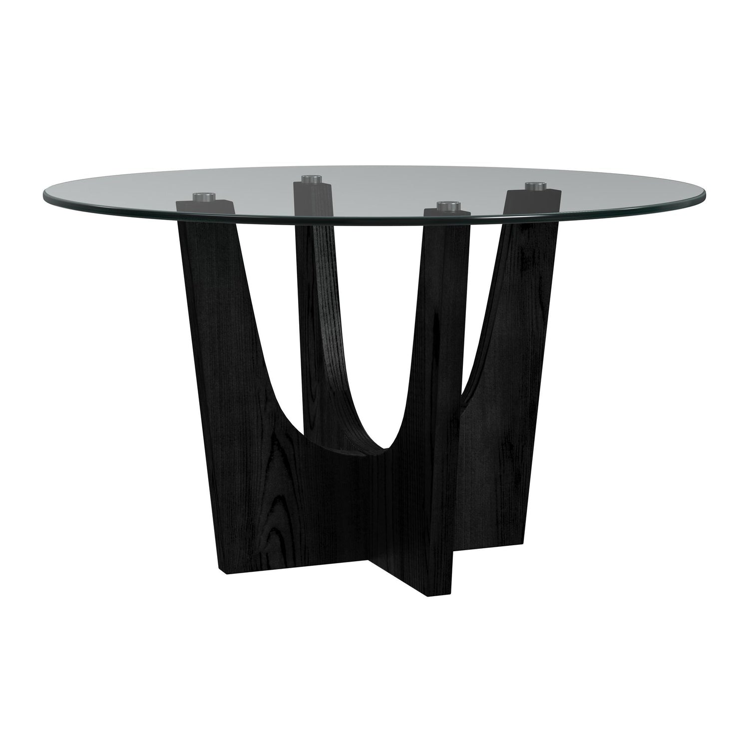 Oregon - Round Table With Glass Top