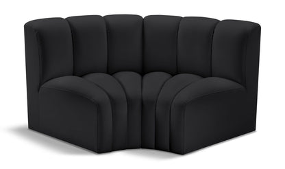 Arc - Faux Leather 2 Piece Modular Sofa