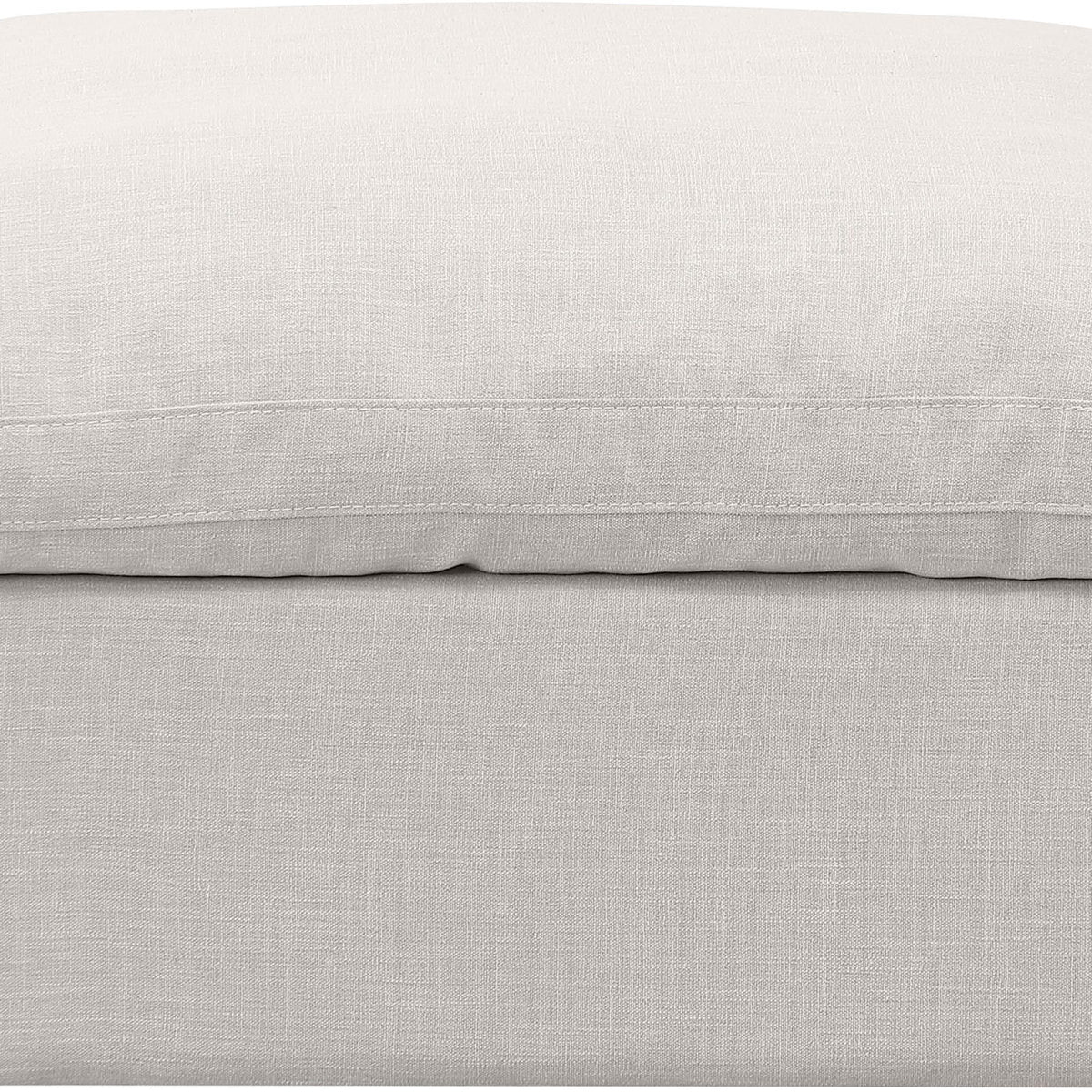 Indulge - Linen Ottoman