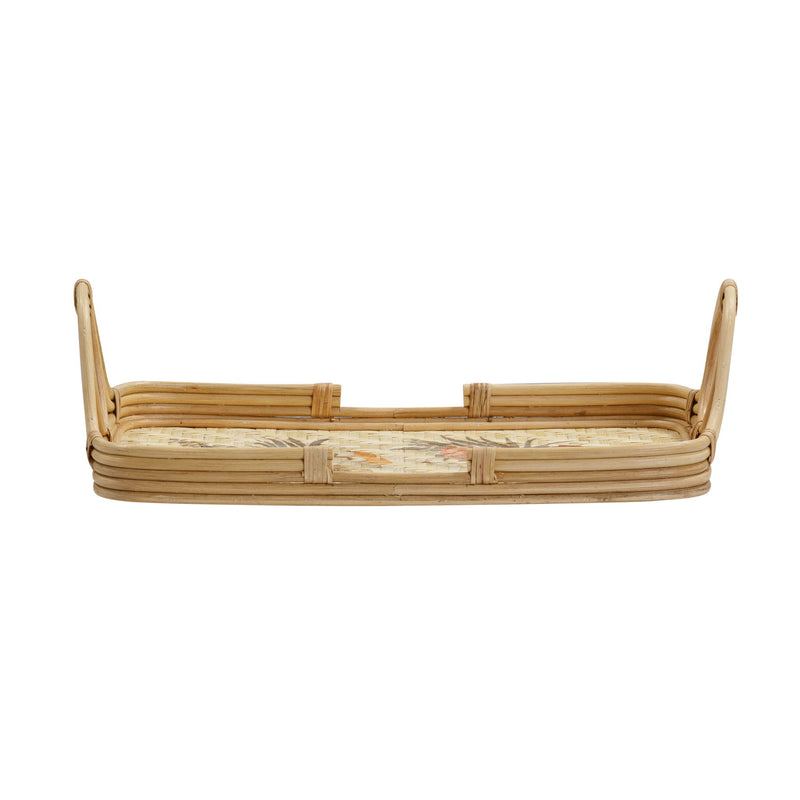 Corey - Floral Bamboo Tray - Multi