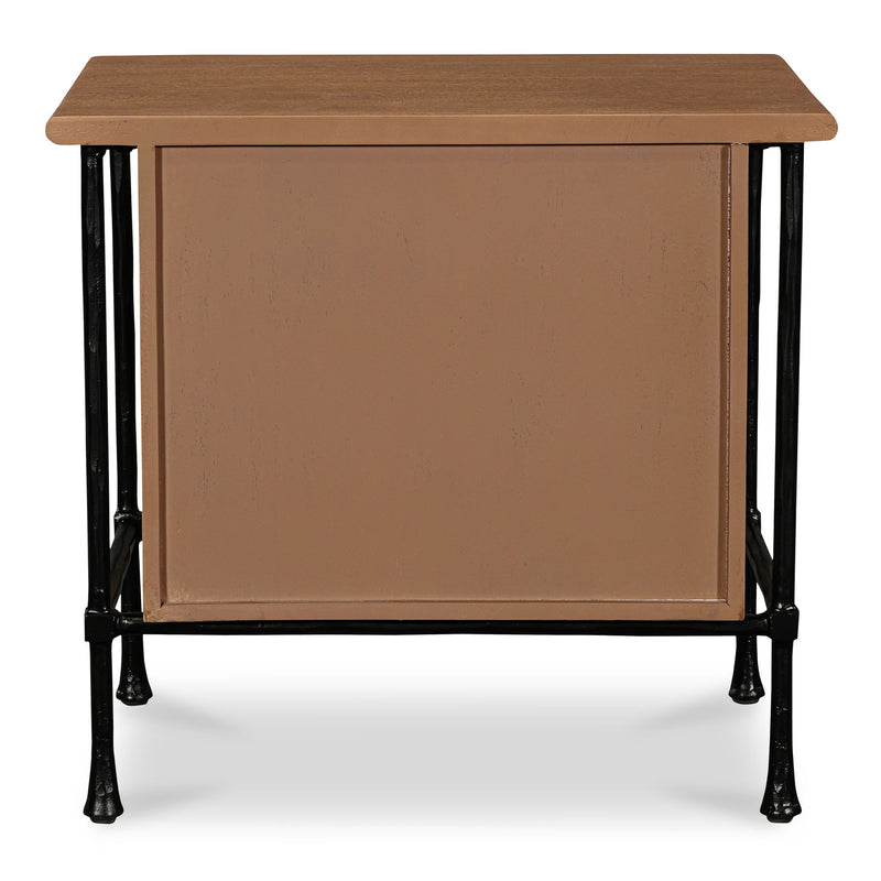 Rene - Accent Nightstand - Light Brown