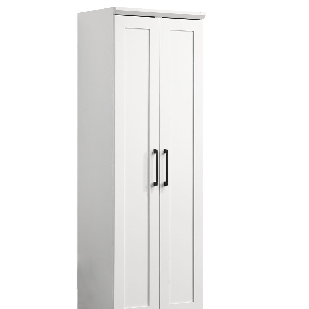 Evelyn - Sleek Storage Cabinet With Framed Panel Design - White