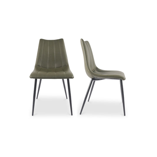 Alibi - Dining Chair Chair (Set of 2) - Dark Green