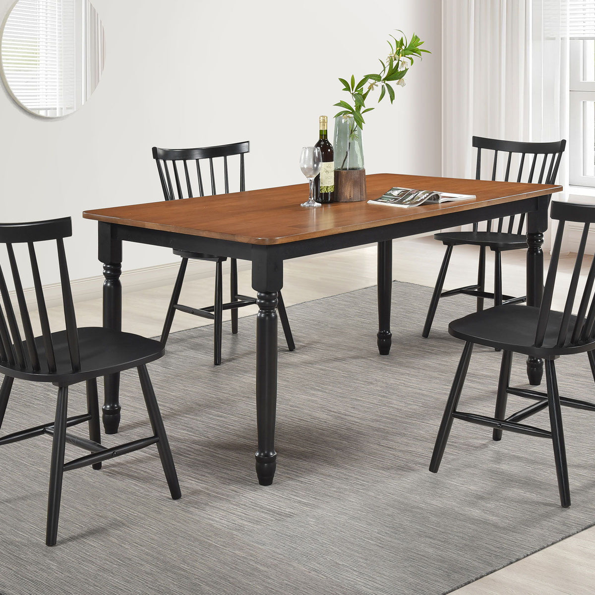 Hollyoak - Rectangular Dining Set