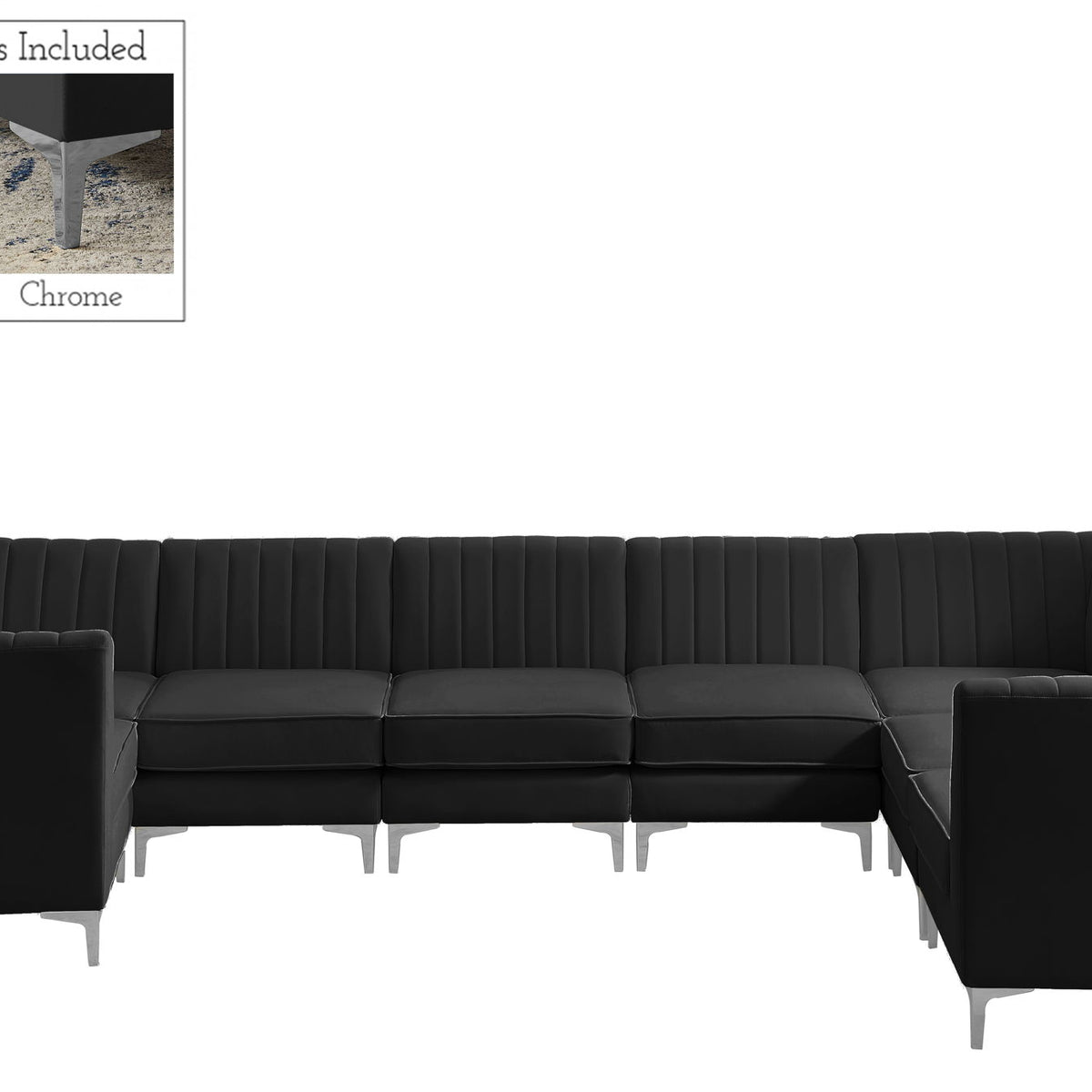 Alina - 8 Piece Modular U-Shaped Sectional