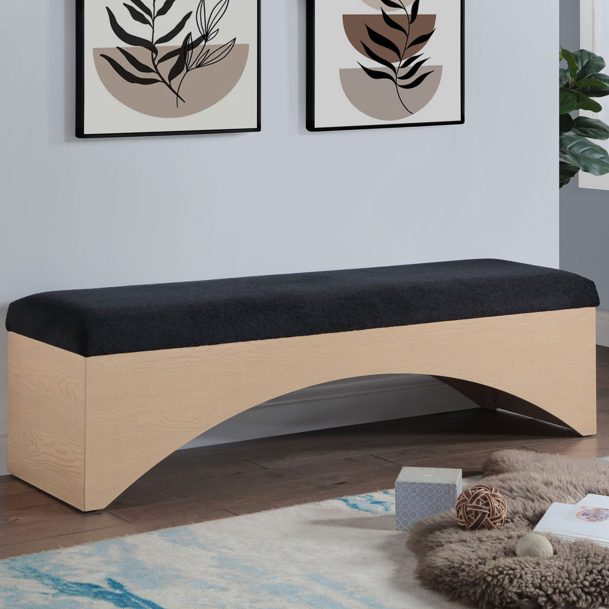 Lawson - Bench With Natural Base