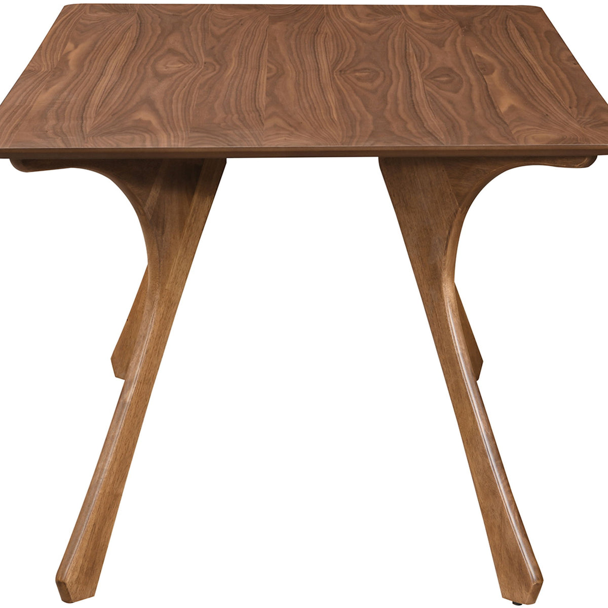 Glenwood - 71" Solid Wood And Walnut Veneer Dining Table - Brown