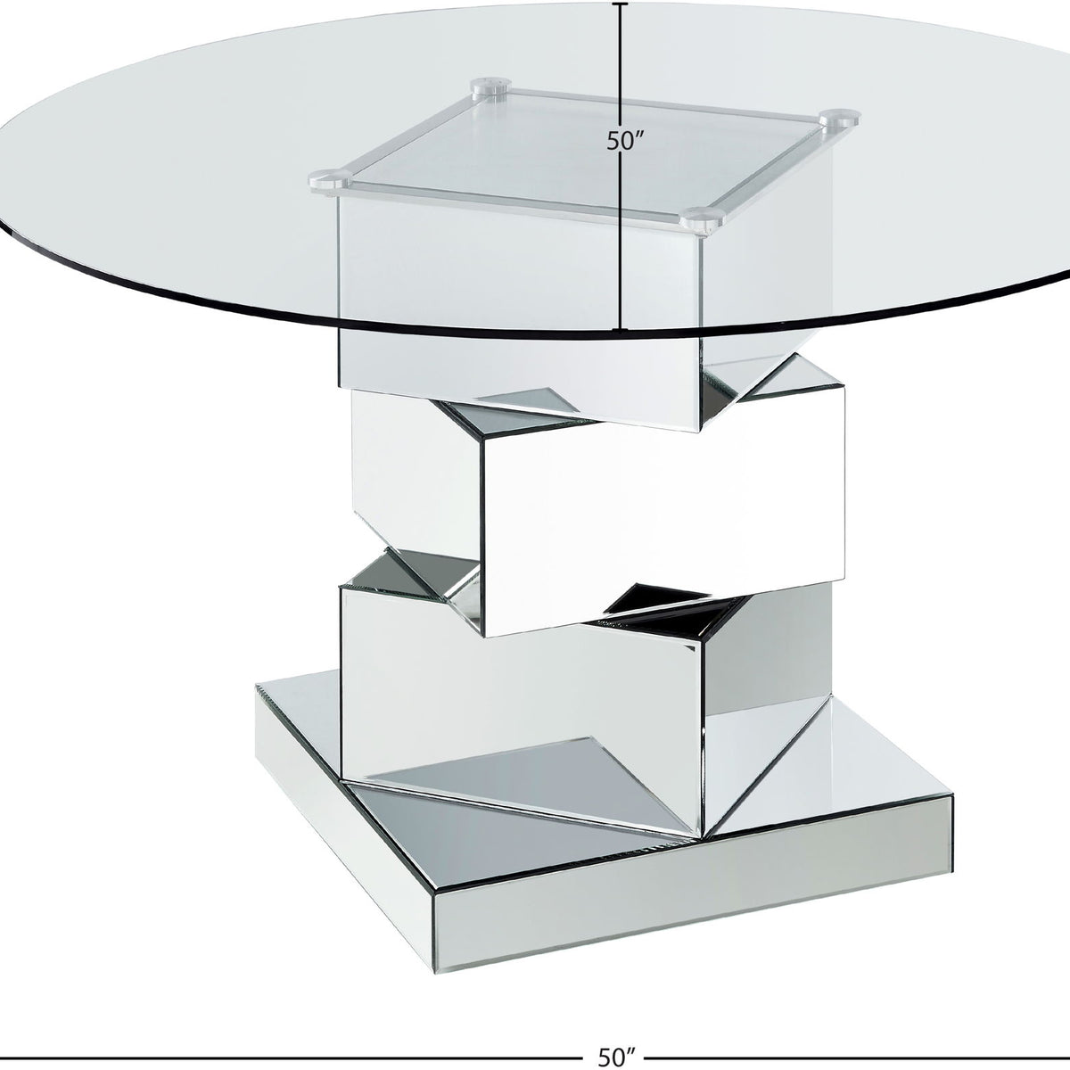 Haven - Dining Table - Pearl Silver