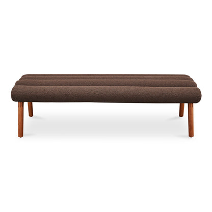 Arlo - Bench Performance Fabric - Dark Brown