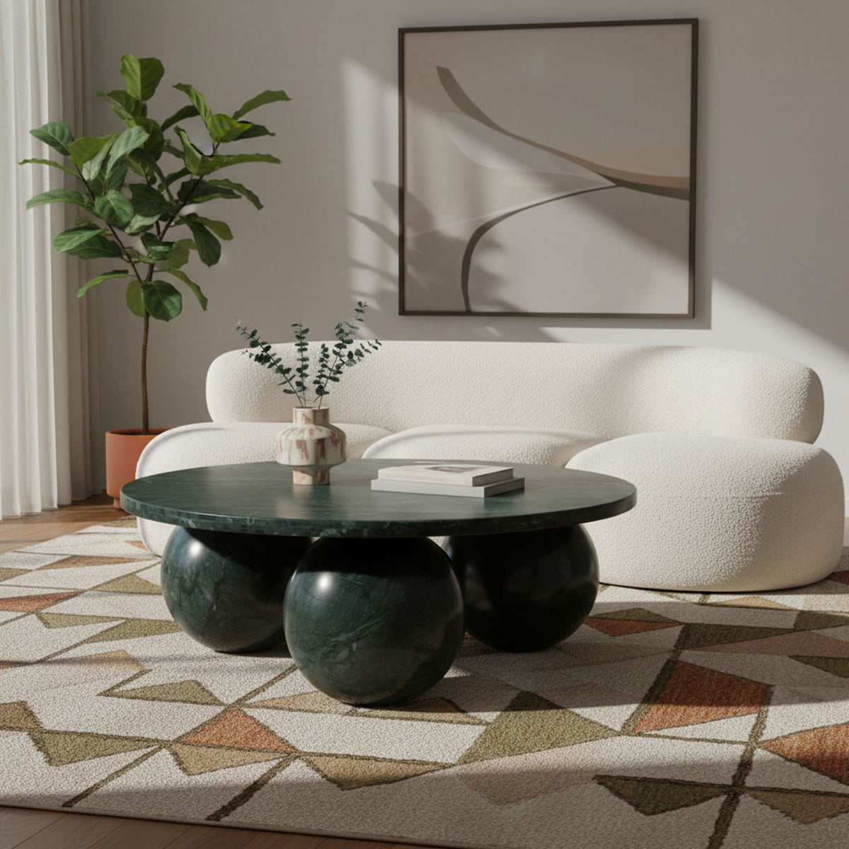 Spherical - Marble/Stone Coffee Table