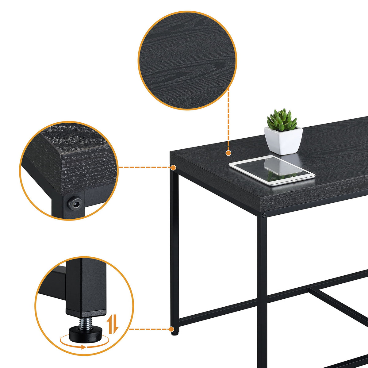 Murph - Wood Grain 3 Piece Coffee Table (Set of 3)