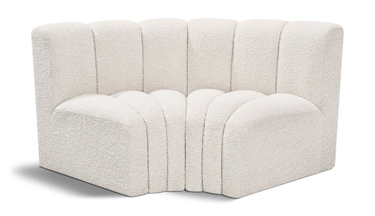 Arc - Boucle Fabric 2 Piece Modular Sofa