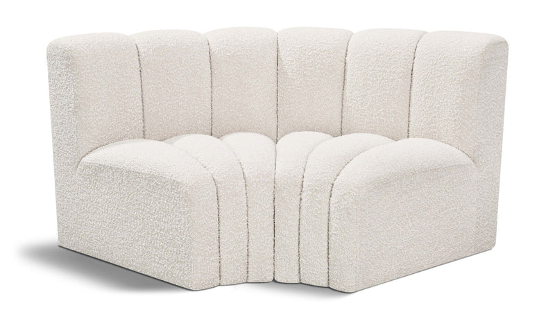 Arc - Boucle Fabric 2 Piece Modular Sofa