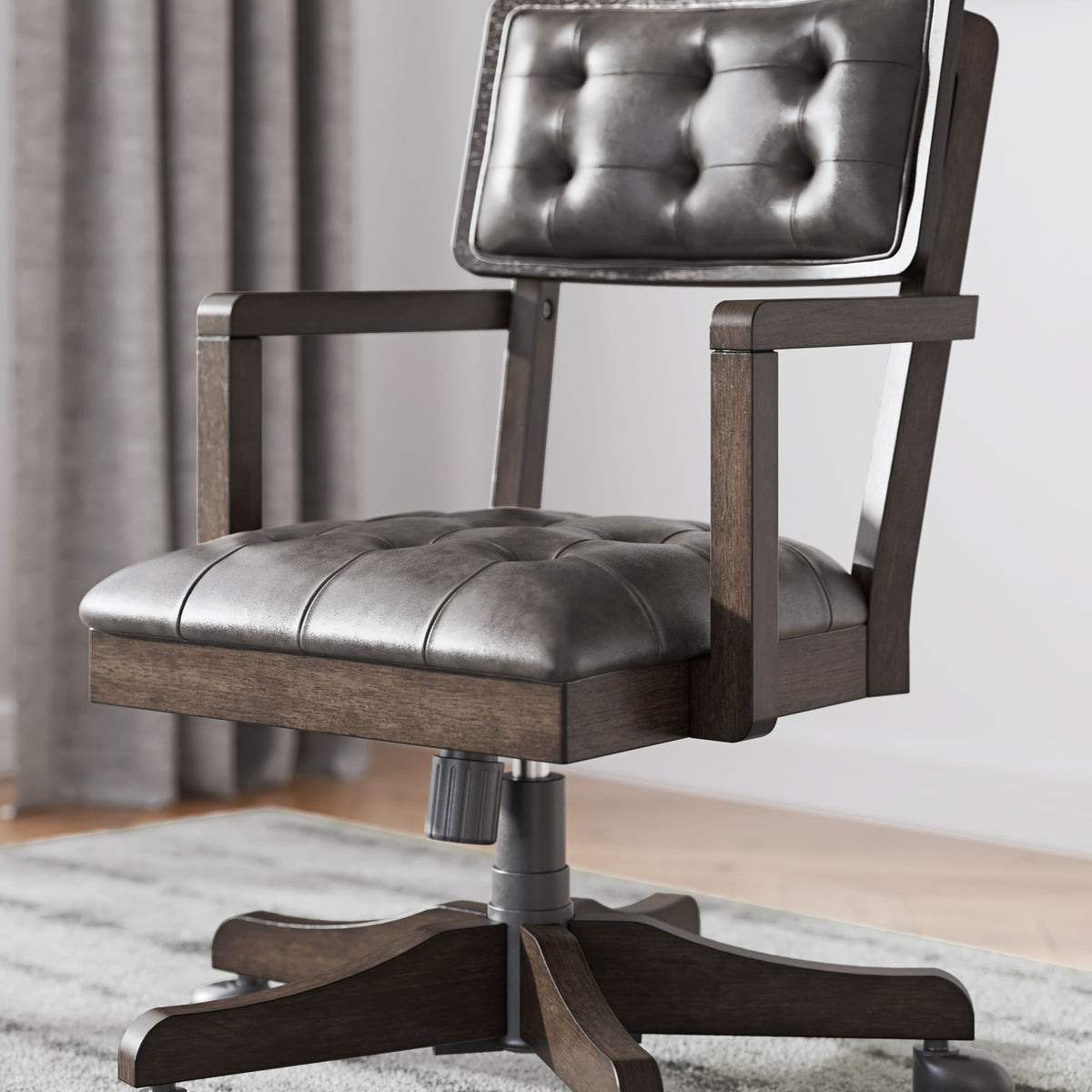 Breckington - Dark Brown - Home Office Desk Chair