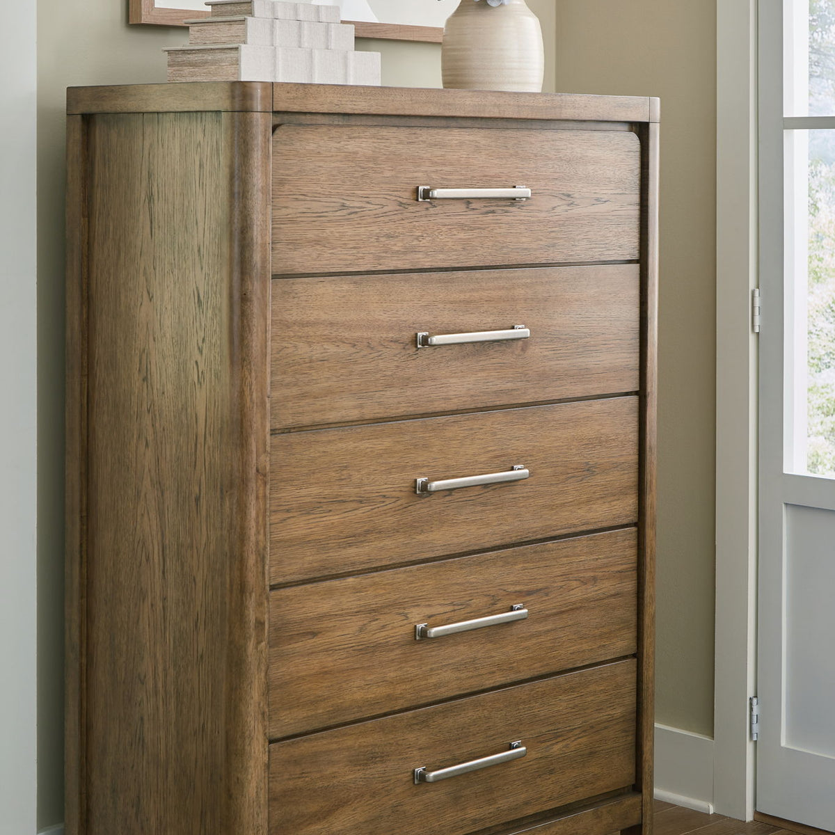 Cabalynn - Five Drawer Chest - Light Brown