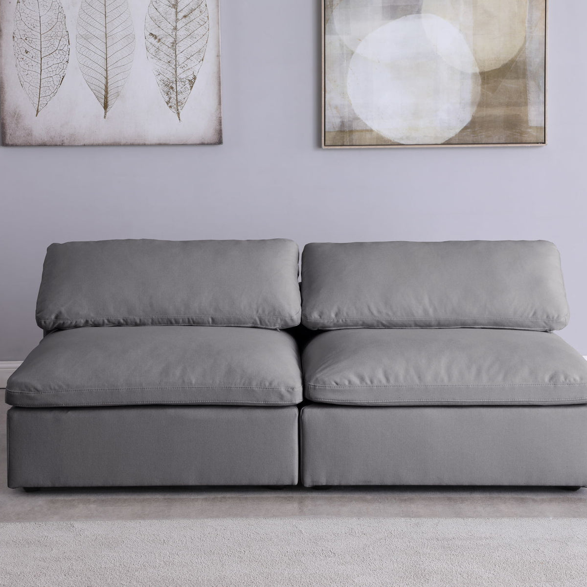 Serene - Modular Armless 2 Seat Sofa
