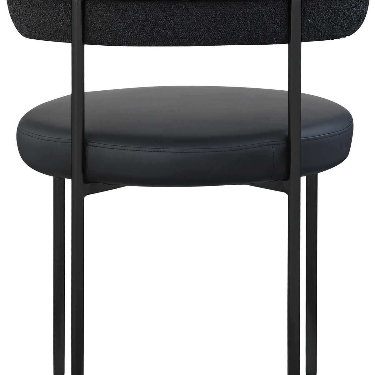 Beacon - Faux Leather Dining Chair With Black Legs (Set of 2)