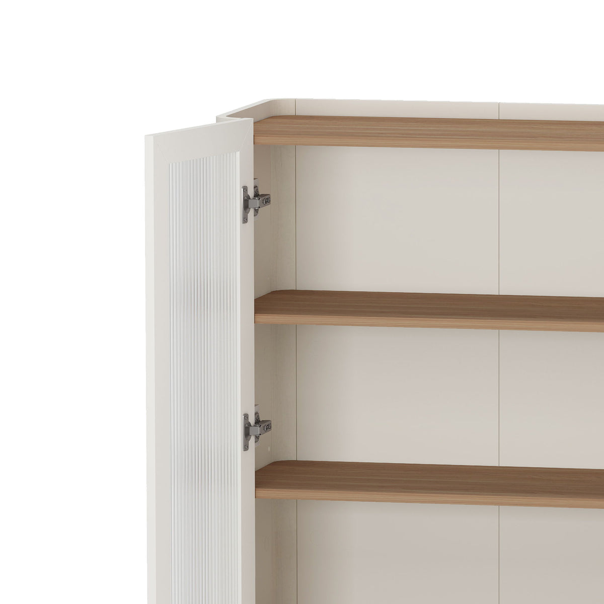 Manhattan Abbey - Bookcase Cabinet With Maple Top