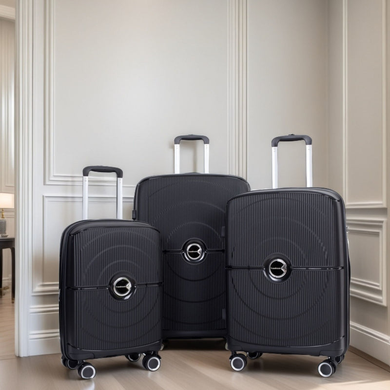Expandable Hardshell Suitcase Double Spinner Wheels Luggage Sets