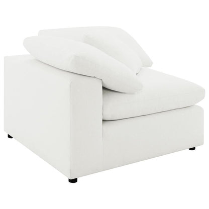 Raleigh - Boucle Upholstered Corner Chair - Ivory