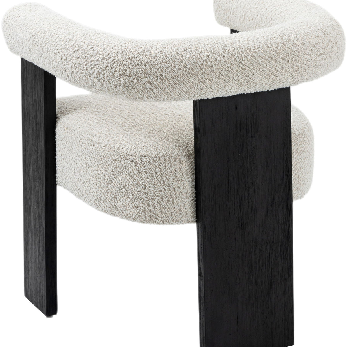 Barrel - Dining Chair - Black Legs