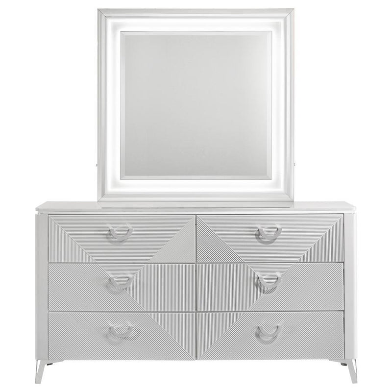 Cassia - 6-Drawer Bedroom Dresser Cabinet