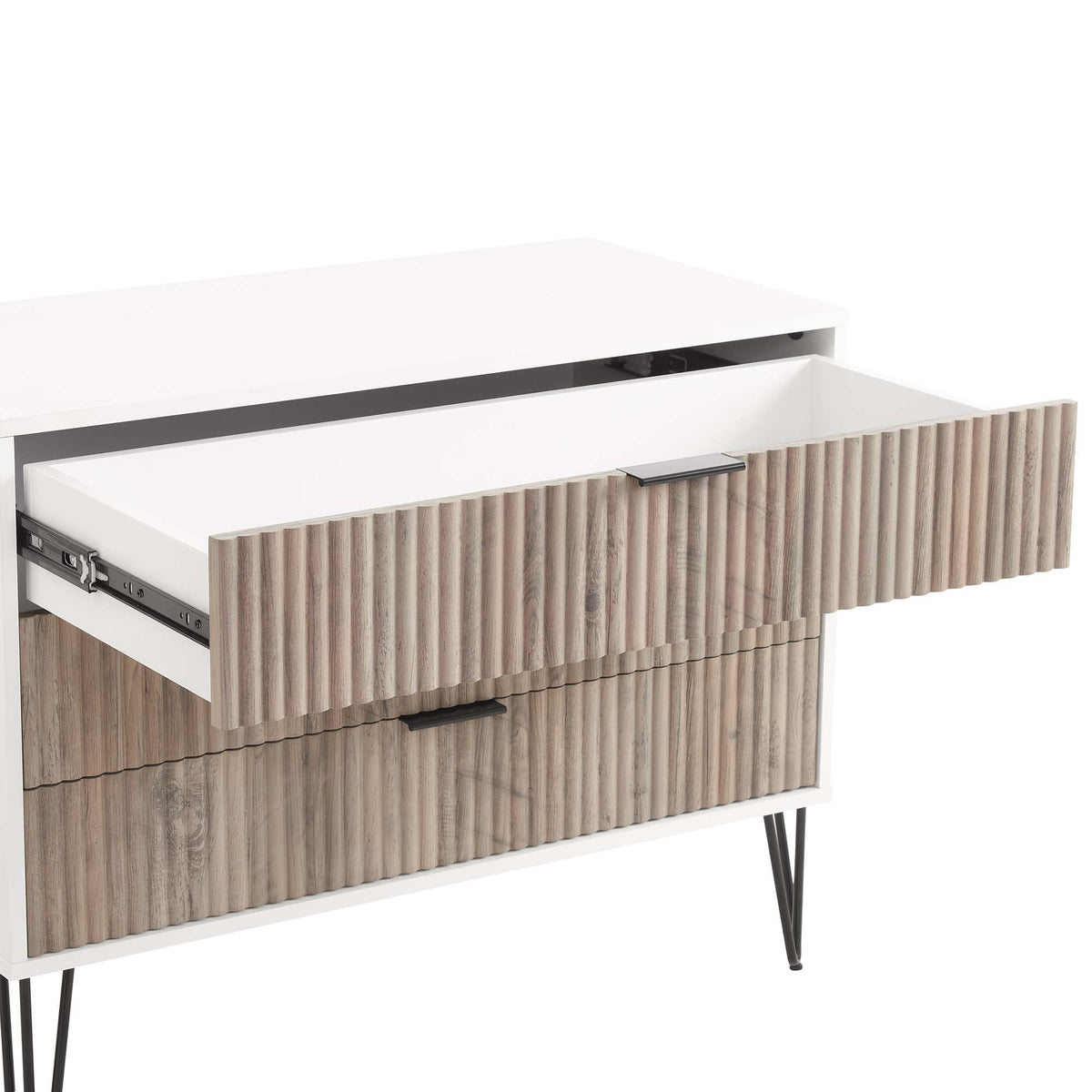 Dumbo - Dresser - Rustic Gray And White