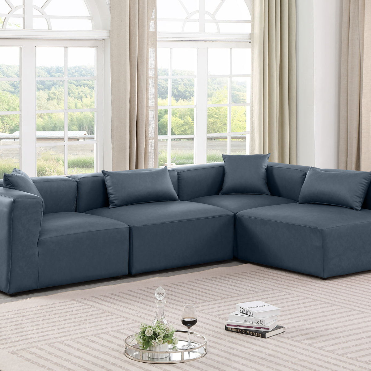 Cube - 4 Piece Modular Corner Sectional