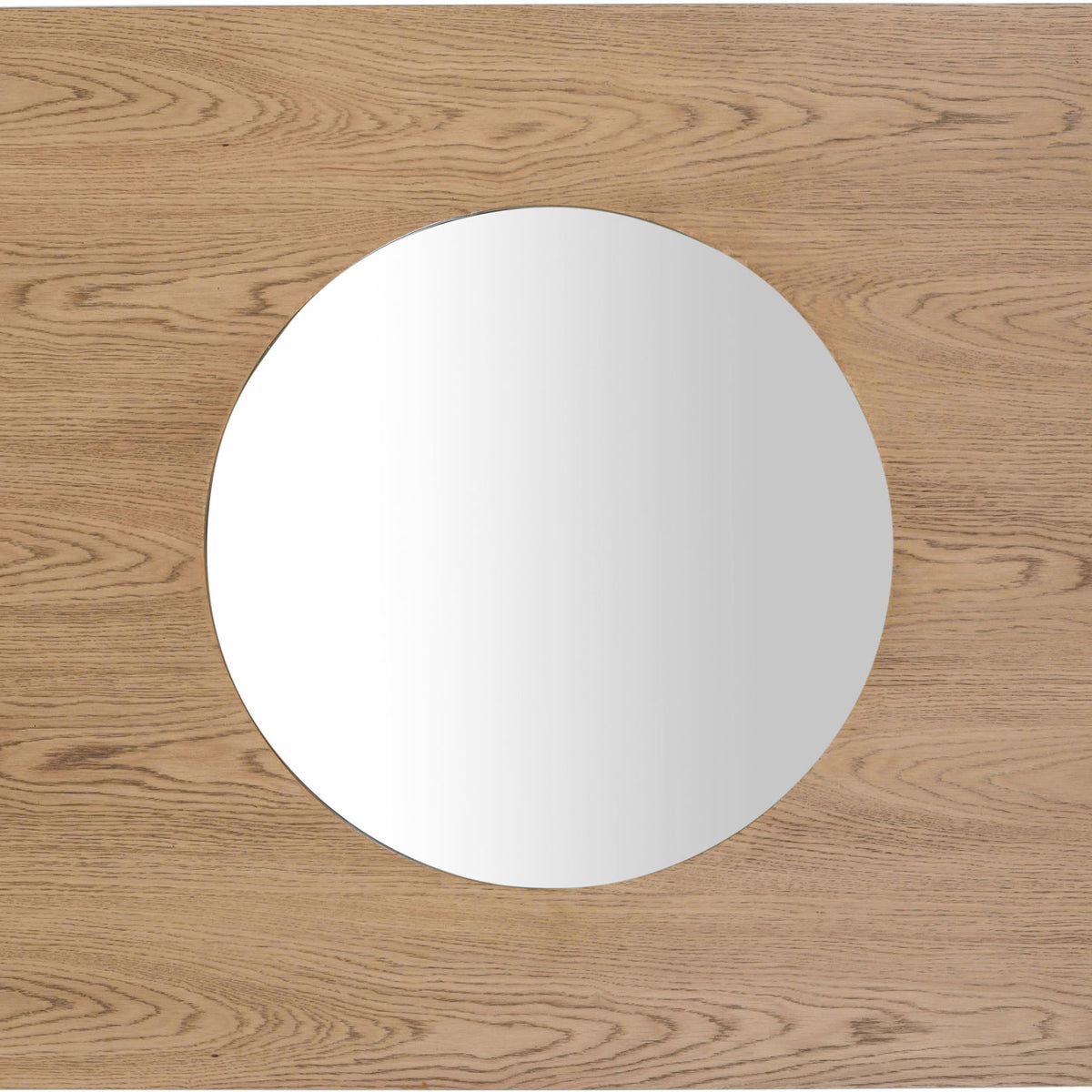 Optic - Oak Wood Frame Mirror