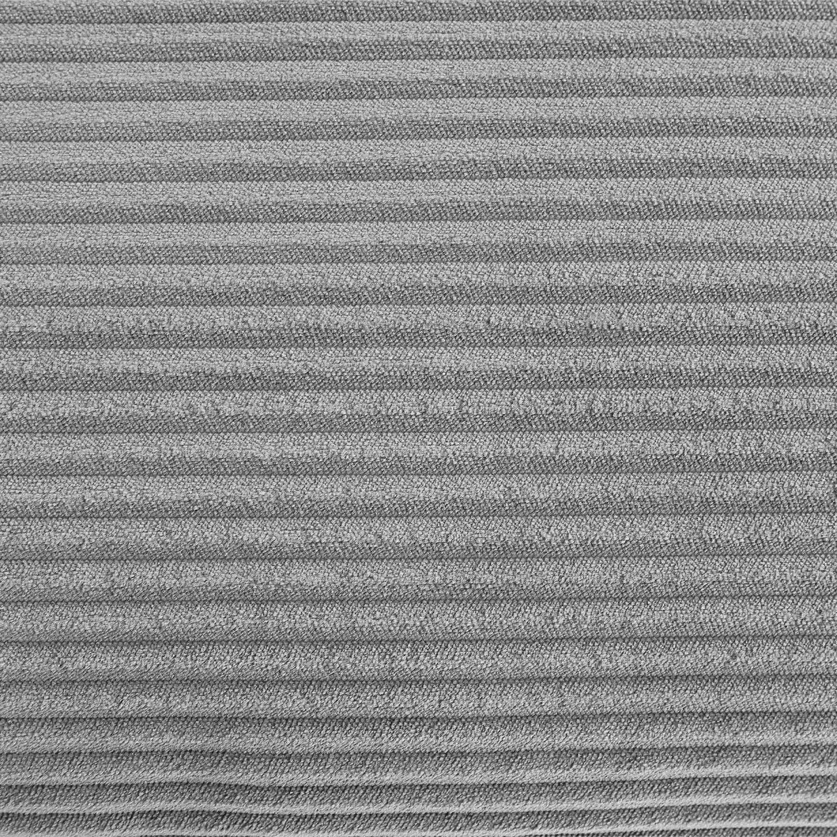 Light gray textured fabric upholstery close-up with fine horizontal weave