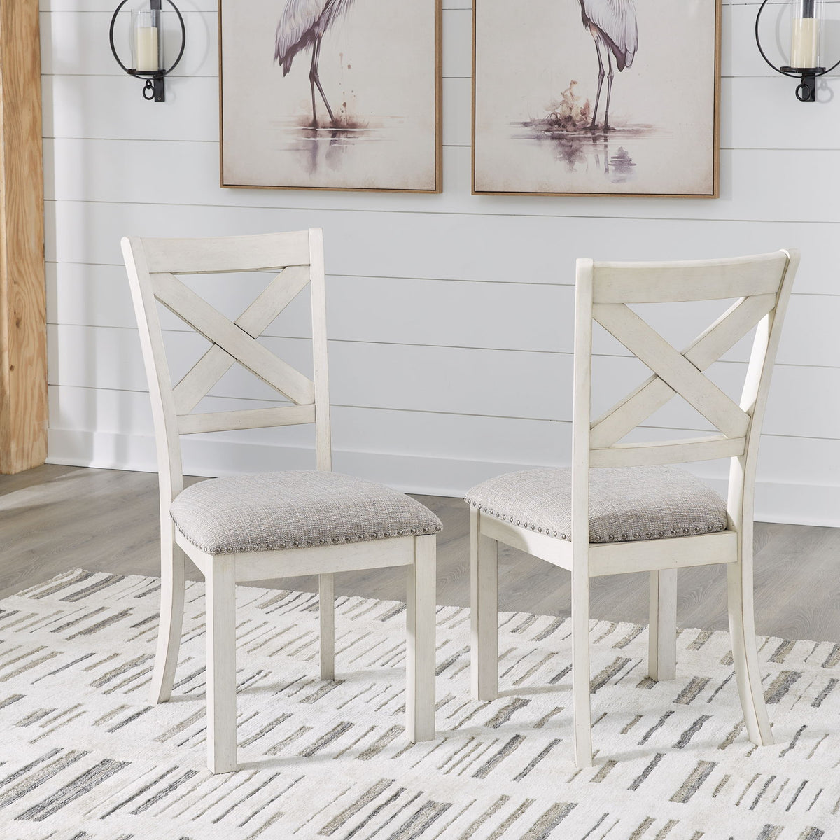 Robbinsdale - Dining Upholstered Side Chair (Set of 2) - Antique White