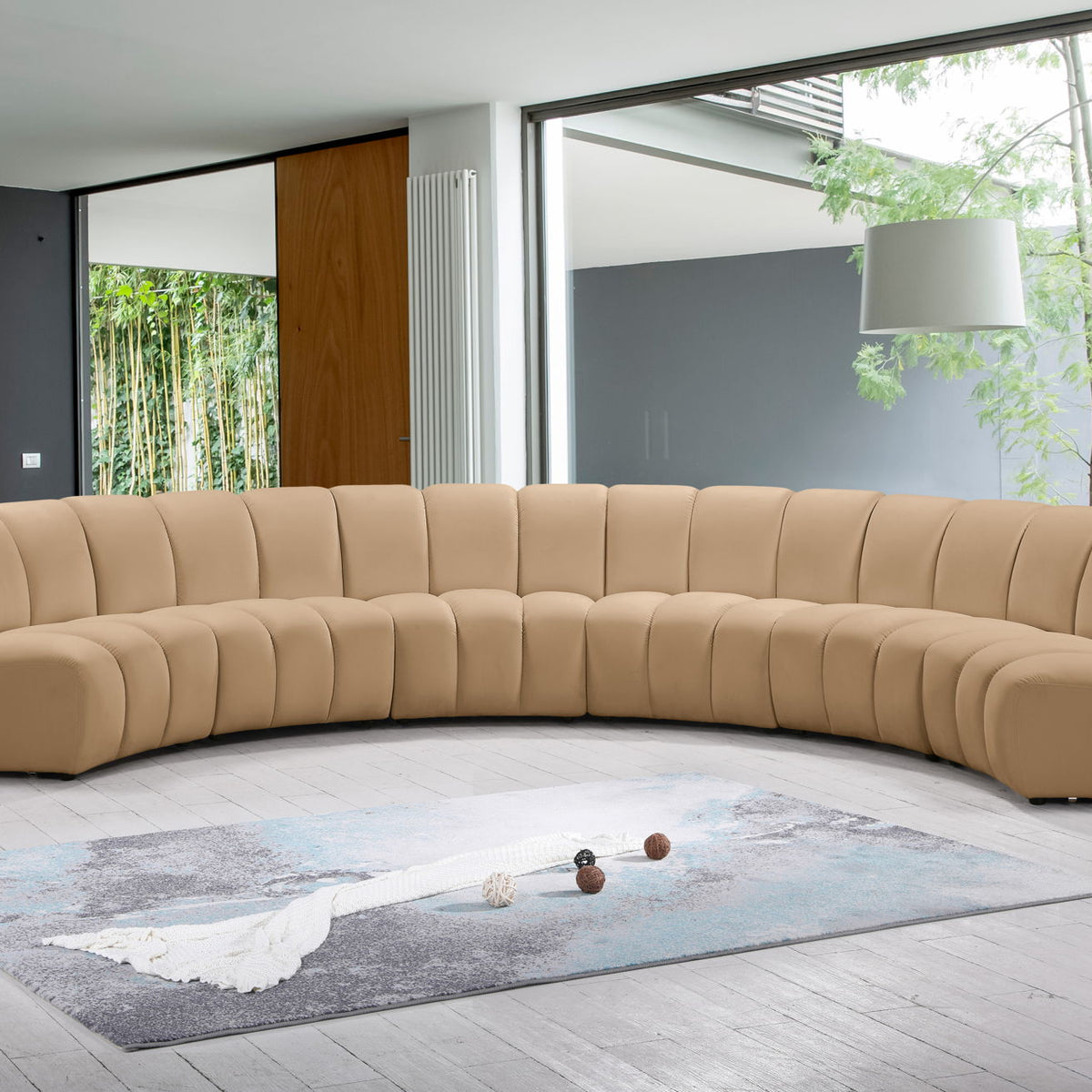 Infinity - 6 Piece Modular Sectional - Camel