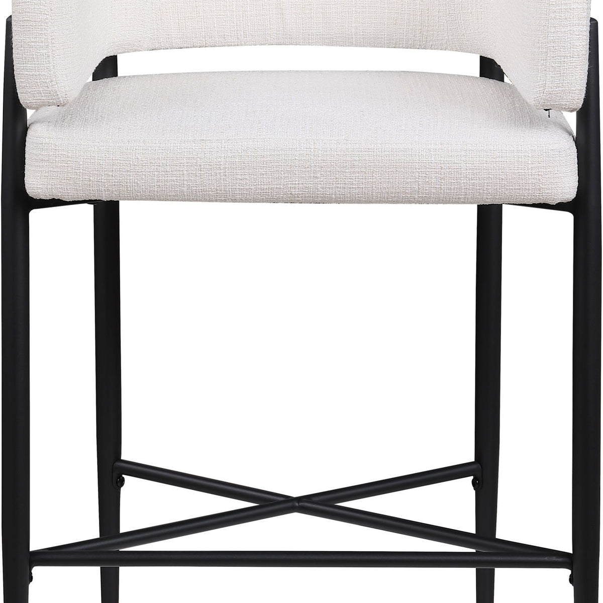 Dame - Fabric Upholstered Counter Stool (Set of 2)