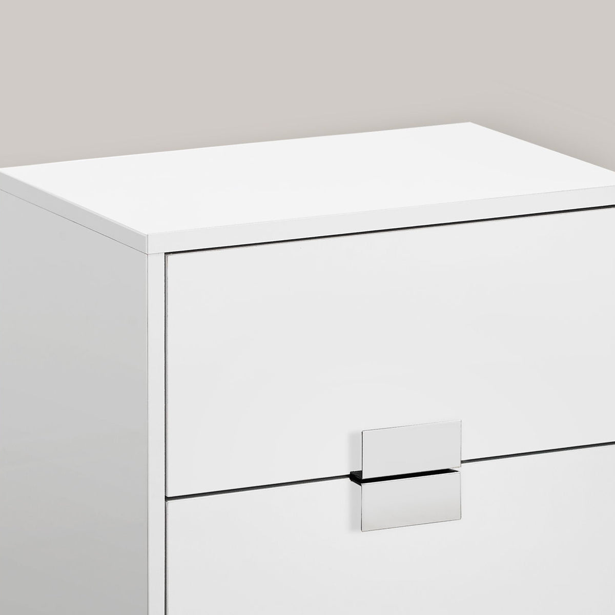 Accent Side Table, Storage Drawer, Modern Design