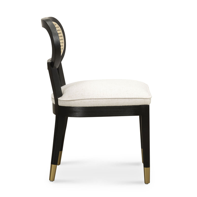 Cosette - Dining Chair - Black / Cream