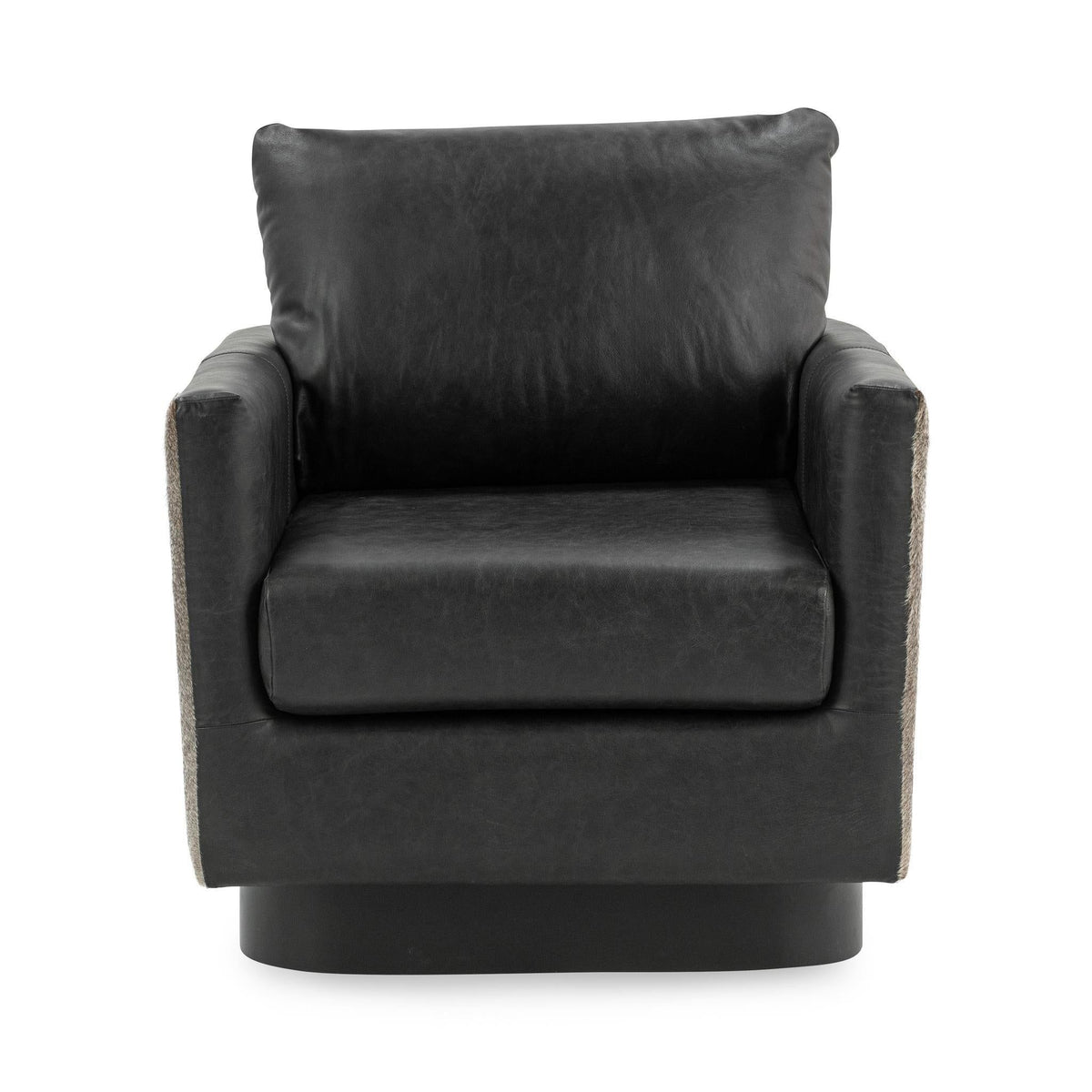 Lathe - Leather/Hide Accent Chair
