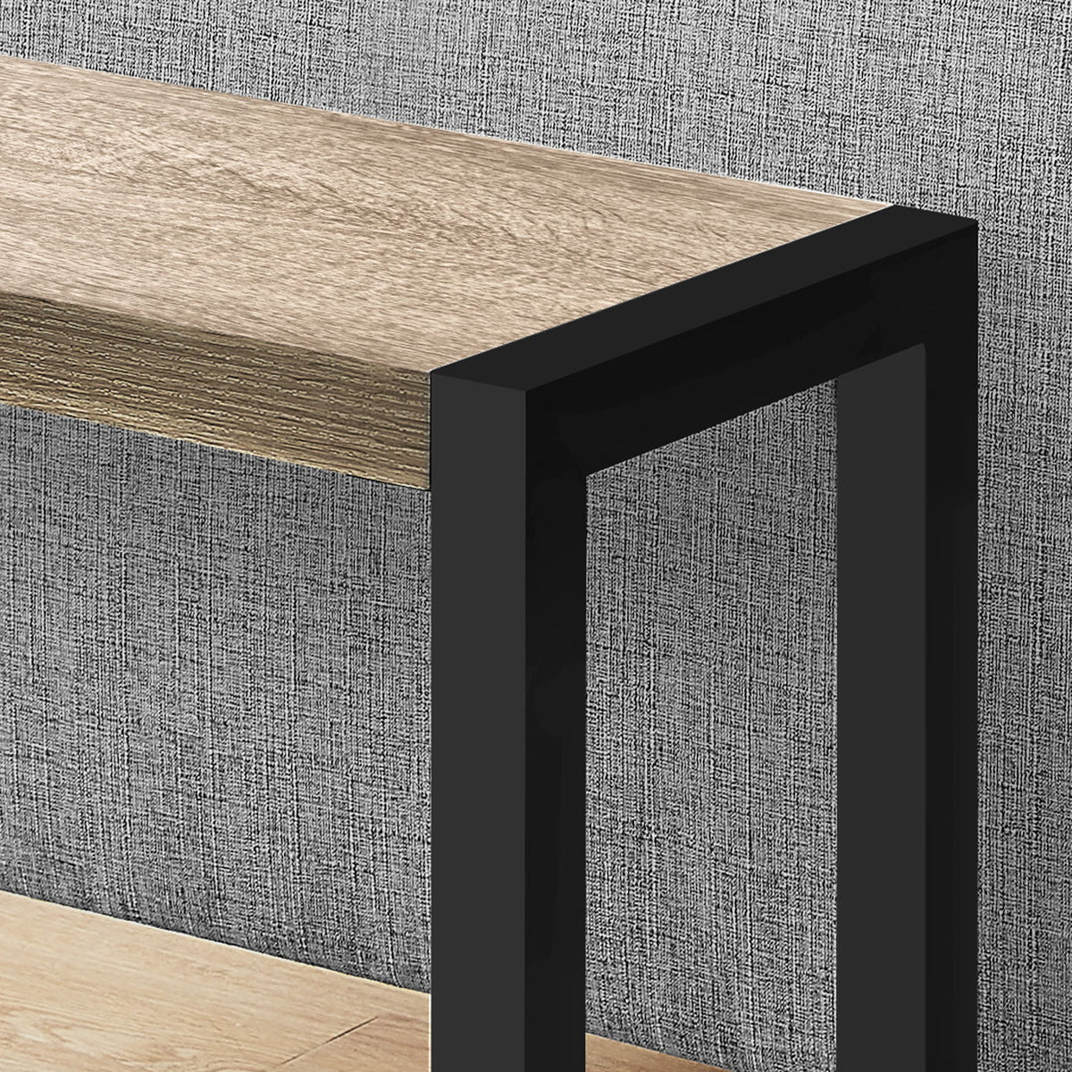 Accent Side Table, Narrow, Small, 2 Tier, Contemporary And Modern