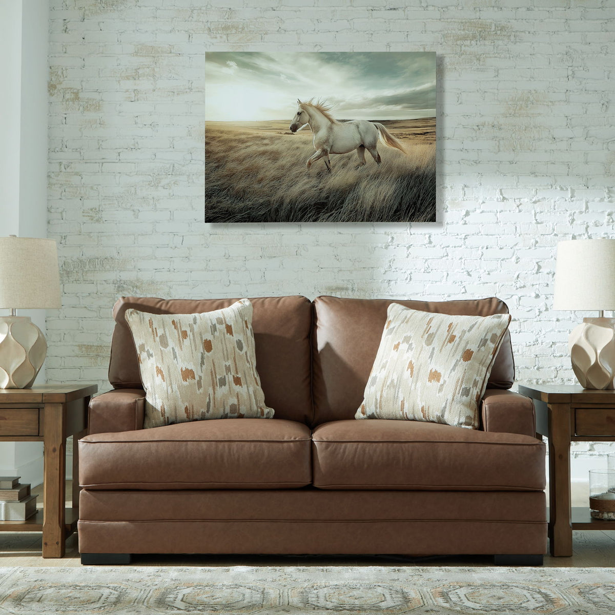VillaCourt - Caramel - Loveseat