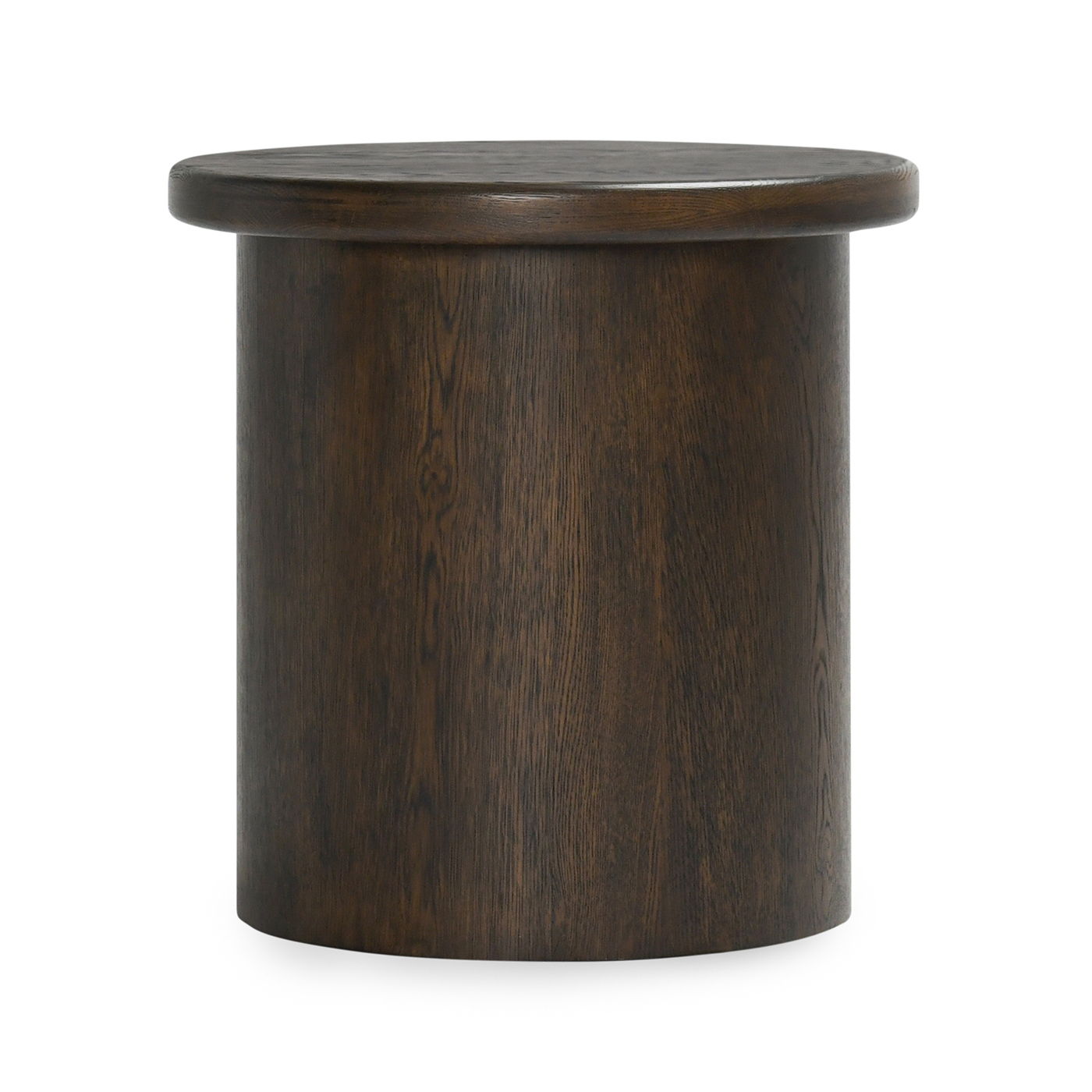 Runa - Oak Veneer End Table - Coffee Brown