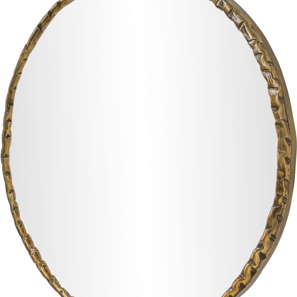 Hammer - Round Iron Mirror