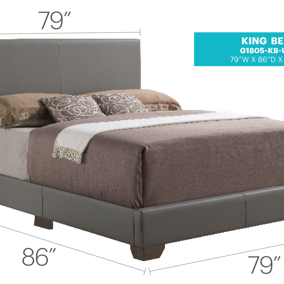 Elegant Platform Bed For Relaxed Spaces
