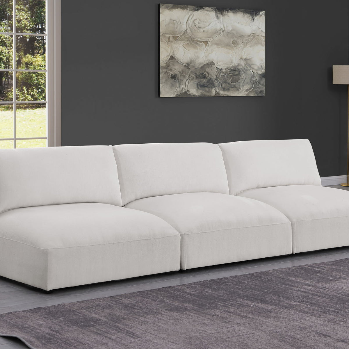 Ease - 3 Seat Modular Armless Sofa
