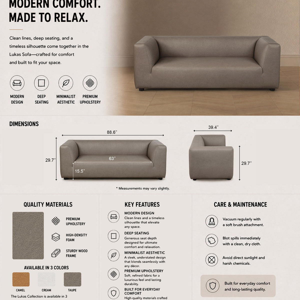 Manhattan Lukas - Sofa