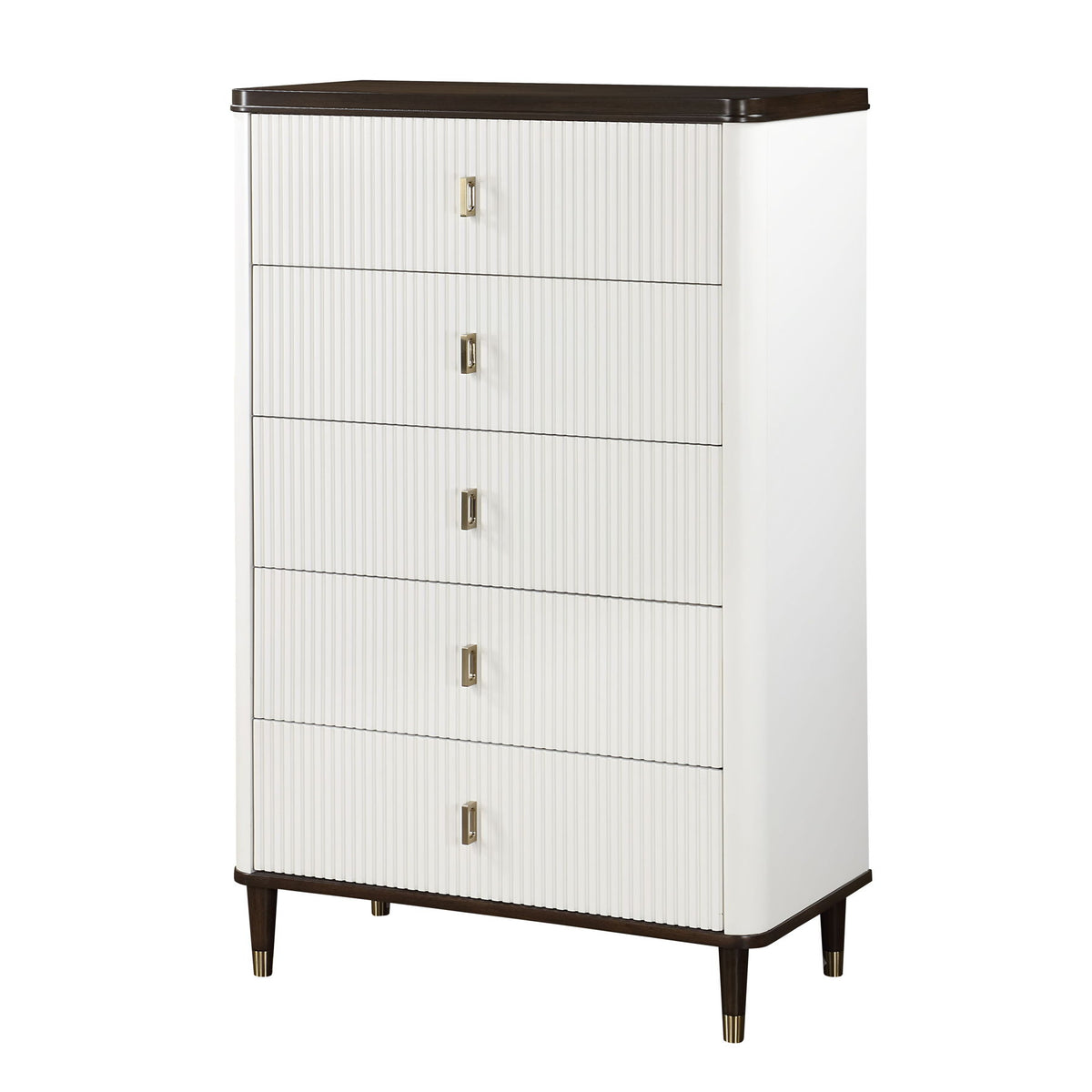 Carena - Chest - White / Walnut